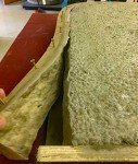 Stone Master Molds Chiseled Edge Concrete Countertop Edge Form Liner 10 feet long by 3 inches wide by 2 inches thick, Recycled Material
