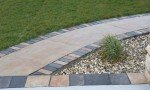 Walttools Concrete Stamp Roller Set for Decorative Borders (Cut Slate Tile) For Stamped Concrete & Overlay - Quick & Easy Way to Stamp Curves & Add Linear Features