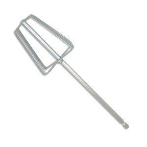 OX Tools Drywall Mud Mixer - Quick Mixing Joint Compound Mixer with Steel Construction, Fits 1/4" Quick Connect - Flat Profile Perfectly Fits Mud Pan, Easy to Clean Finish as a Paint or Cement mixer