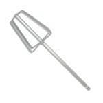 OX Tools Drywall Mud Mixer - Quick Mixing Joint Compound Mixer with Steel Construction, Fits 1/4" Quick Connect - Flat Profile Perfectly Fits Mud Pan, Easy to Clean Finish as a Paint or Cement mixer