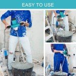 NorthSpoor Electric Handheld Cement Mixer, Portable Mortar Mixer，110V Handheld Mud Mixer for Motar,2600W Electric Concrete Mixer with 6 Speed,Paint, Grout, Plaster, Thinset,Fodder Stirring Tool（Blue）