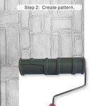 Classic Brick Patterned Paint Roller for Walls