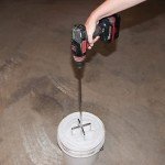 Concrete Mixer Attachment for Paint and Grout