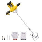 2300W Handheld Electric Concrete Mixer with 6 Speeds