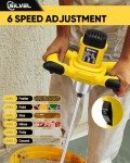 2300W Handheld Electric Concrete Mixer with 6 Speeds