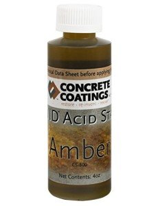 Vivid Amber Acid Stain for Concrete 4OZ