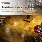 Vivid Amber Acid Stain for Concrete 4OZ