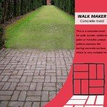 Reusable Concrete Molds for Garden Pathways