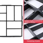 Reusable Concrete Molds for Garden Pathways