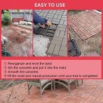 Reusable Concrete Molds for Garden Pathways