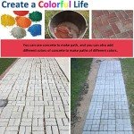 Reusable Concrete Molds for Garden Pathways