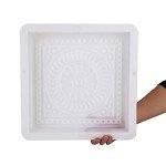 Reusable Square Concrete Stepping Stone Molds