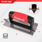 Goldblatt Concrete Edger and Groover Tool Set