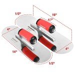 Goldblatt Stainless Steel Pool Trowel Set, 2 Pieces