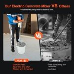 Double Paddle Electric Mortar Mixer 1800W