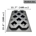 BETONEX Grass Block Concrete Paver Mold 2mm