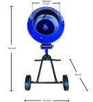 Redsun Electric 5 Cu Ft Portable Concrete Mixer