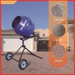 Redsun Electric 5 Cu Ft Portable Concrete Mixer