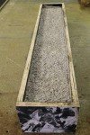 Chiseled Edge Concrete Countertop Form Liner 8'x6"x2