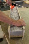 Chiseled Edge Concrete Countertop Form Liner 8'x6"x2