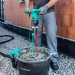 Portable 110V Concrete Paddle Mixer - Xo55R