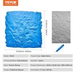 VEVOR 24" x 24" Slate Concrete Stamp Mat
