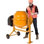 Fujampe 4.2 Cu Ft Heavy Duty Cement Mixer