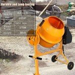 Fujampe 4.2 Cu Ft Heavy Duty Cement Mixer