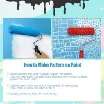 Geometric Pattern Paint Roller for 3D Texturing