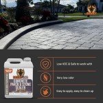 Wet Look Satin Finish Concrete & Stone Sealer