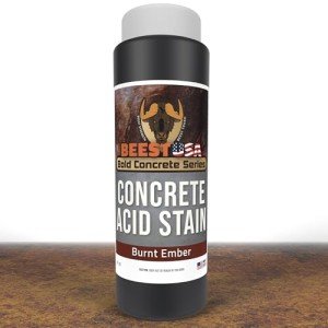 BEEST Acid Stain for Stamped Concrete - Burnt Ember