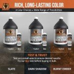 BEEST Acid Stain for Stamped Concrete - Burnt Ember