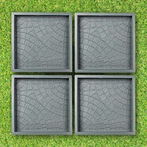 Concrete Cobblestone Paving Molds Set - 4pcs