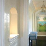 Venetian Plaster - Shiny Gray Concrete Stamps