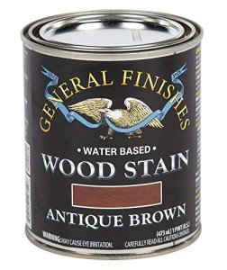 Antique Brown Water Based Wood Stain - 1 Pint