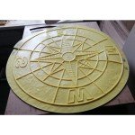 Compass Concrete Stamp Set - 2-Piece, Textured