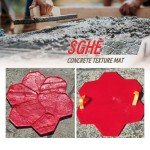 Large Slate Concrete Stamp Mat with Texture Patterns