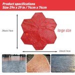 Large Slate Concrete Stamp Mat with Texture Patterns
