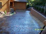 Slate Tile Concrete Stamps for Decorative Borders
