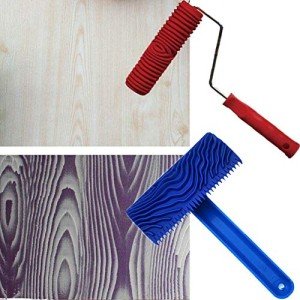 7" Wood Pattern Roller & 3.9" Graining Tool