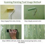 7" Wood Pattern Roller & 3.9" Graining Tool