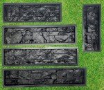 5-Pack ABS Flagstone Concrete Molds for DIY Projects