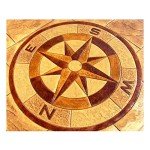 Compass Decorative Concrete Mat Stamp - 700mm