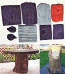 9-Piece Wood Grain Concrete Stamp Kit