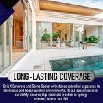 Non-Slip Coating for Concrete and Tiles