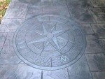 Compass Decorative Concrete Mat Stamp - 700mm