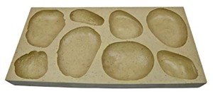 River Rock Flats Concrete Stamp Mold, 23.75x11.5