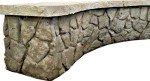 Boulder Face Vertical Concrete Stamps - Realistic Detail