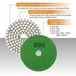 15pc Diamond Polishing Pads for Concrete & Stone