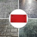 Rectangular Concrete Texture Stamp Mat - 23.6"x12